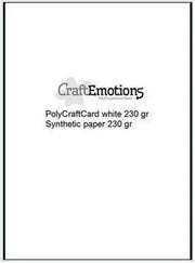 CraftEmotions Synthetisch papier - PolyCraftCard wit 50 vl A4 - 230 gr