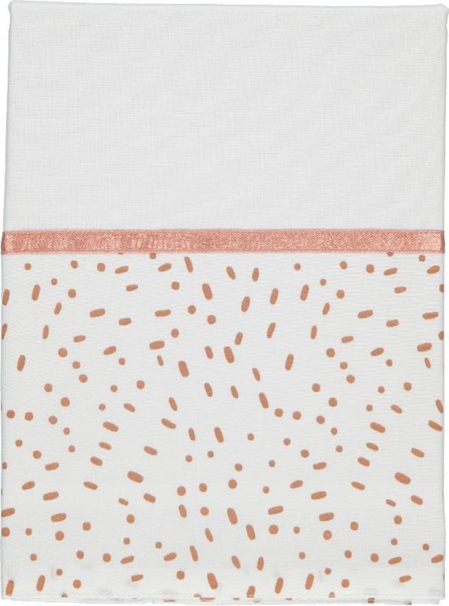 Briljant Wieglaken Minimal Dots Allover Terra<br /> 75 x 100 cm
