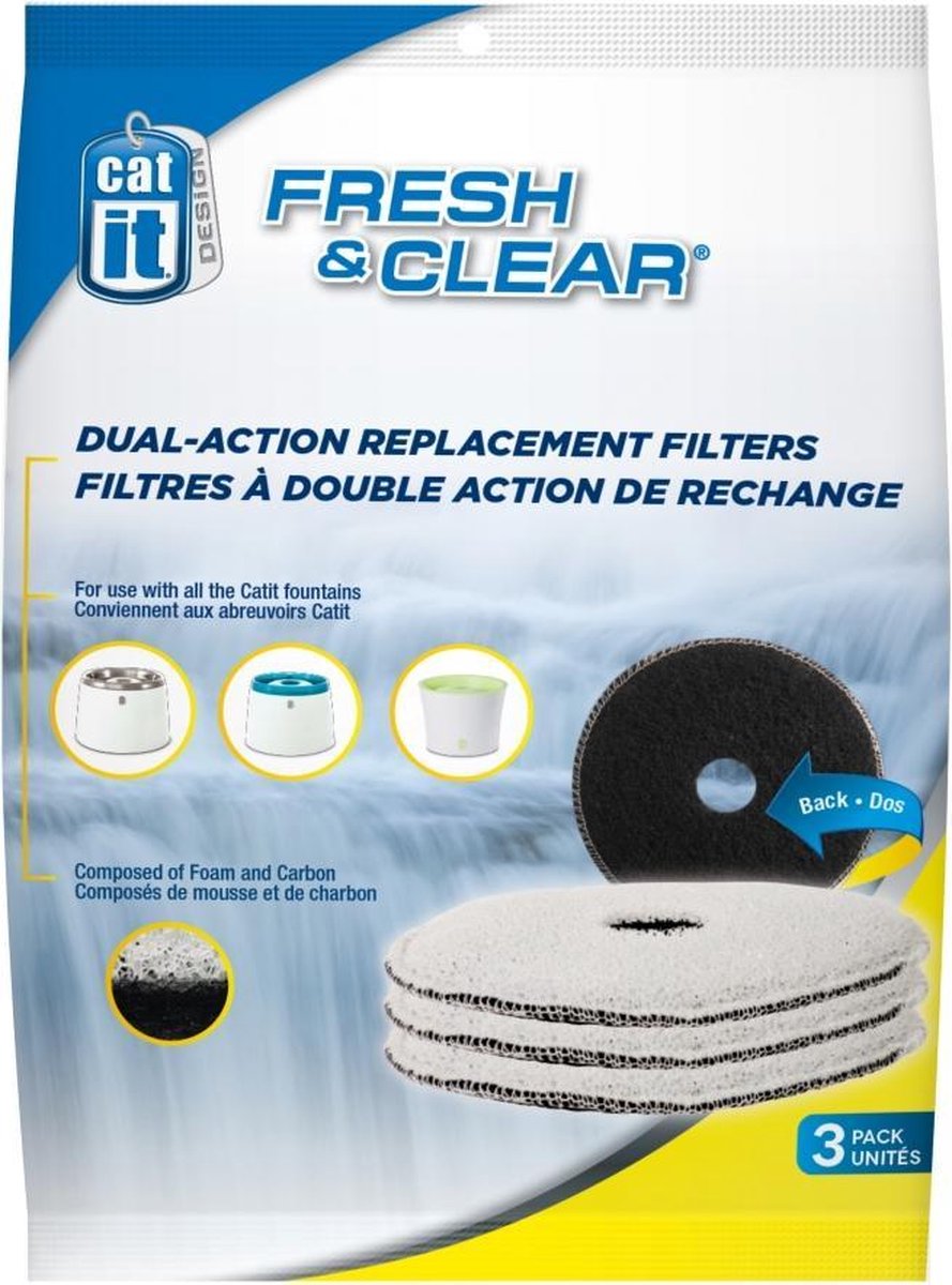 Cat it filter fresh & clear 2l (3pcs)