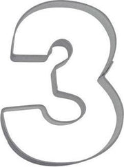 RVS uitsteker - cijfer / nummer - 3 / drie - St�dter