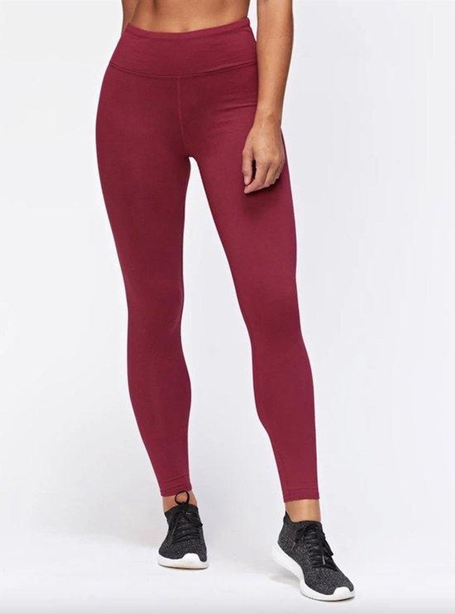 Premium kwaliteit Dames Thermo Legging - Rood - Maat XXL