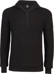 Marine - Leger - Coltrui - Schipperstrui - Troyer - Classic - Urban - Legend - Casual - Streetwear zwart