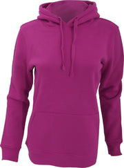 Russell Dames Premium Authentieke Hoodie (3-Lagen Stof) (Fuchsia)
