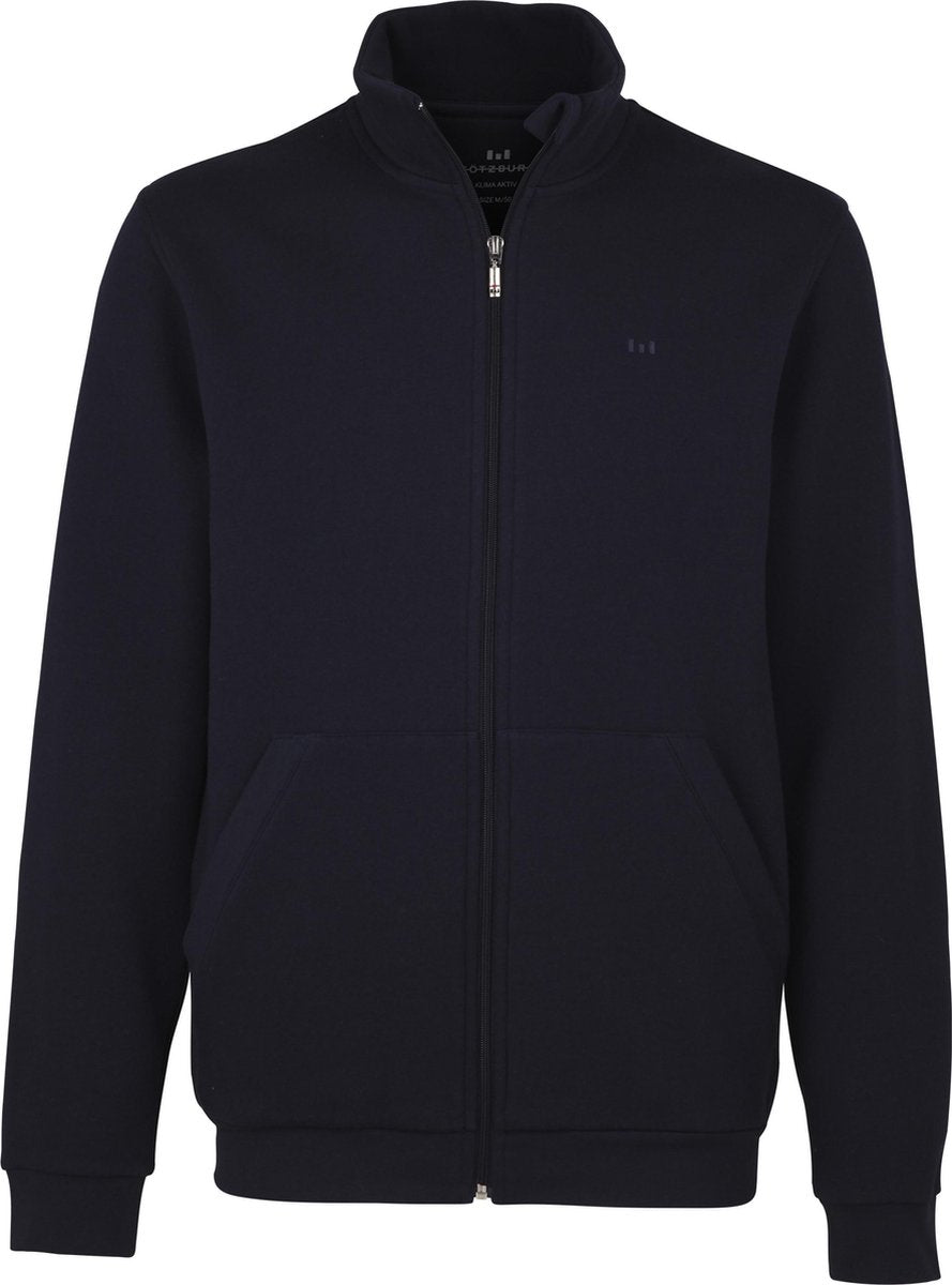 Gotzburg heren lounge vest (middeldik) - blauw -  Maat: L