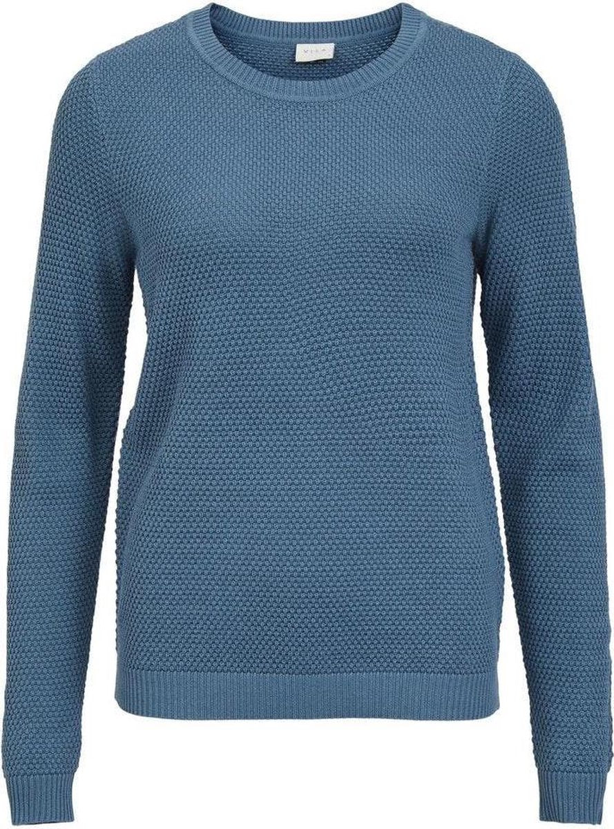 Vichassa L/s Knit Top-noos 14041979 Captains Blue