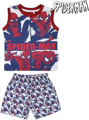 Zomerpyjama Spiderman Rood Wit