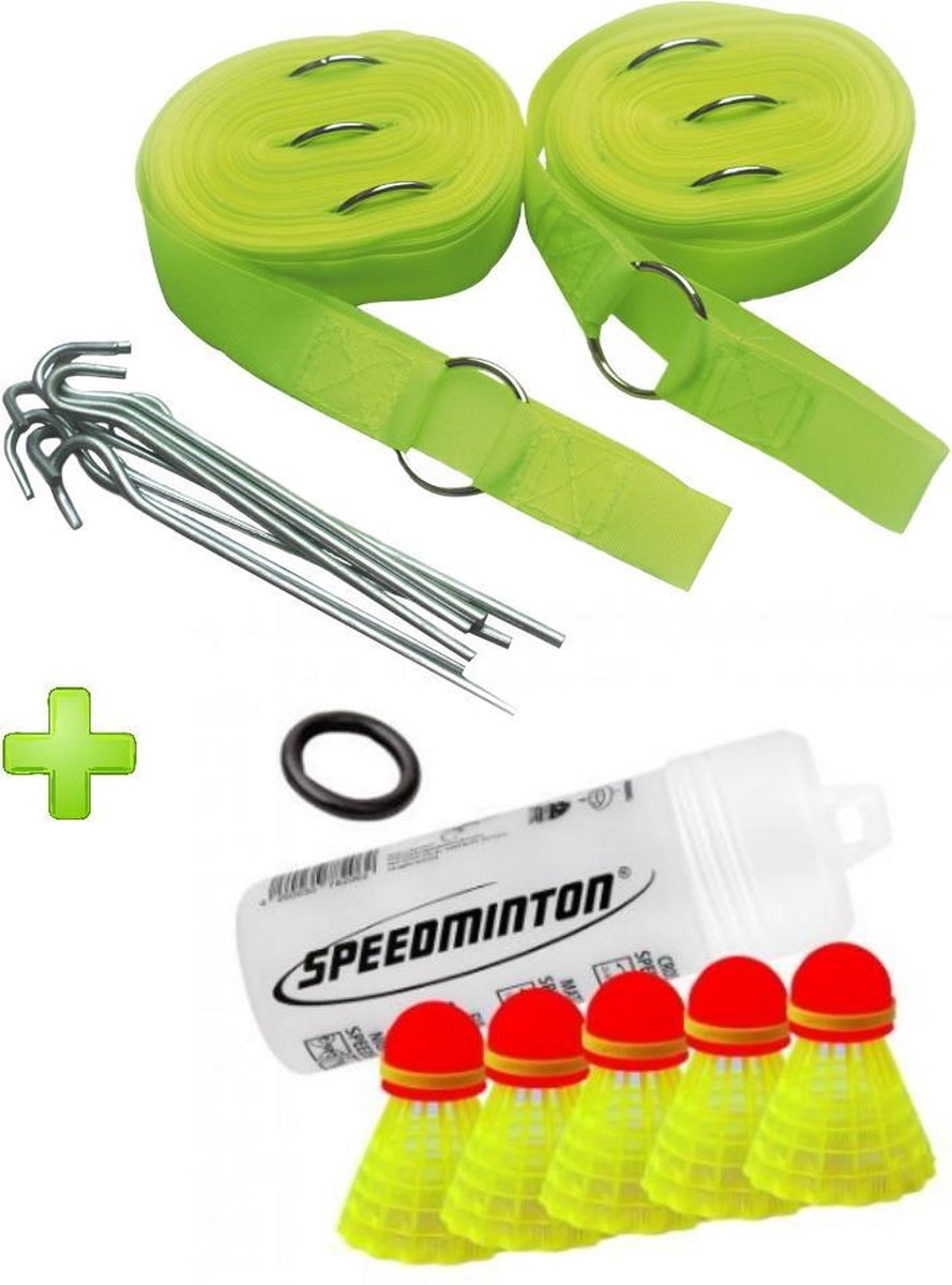 Speedminton® Match Special - Easy Court PRO - 5 Match Speeders - crossminton - speed badminton