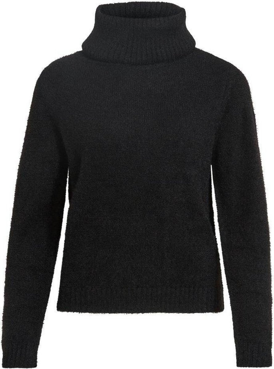 Vifeami Rollneck L S Knit Top Su 14056500 Black