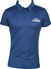 Polo Legend Slimfit Navy Blauw  L