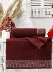 Ephemeris Handdoek 100%  Gekamde katoen 50x90 cm  - SONA - ROOD  4 PACK