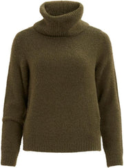 Vifeami Rollneck L/s Knit Top/su - 14061273 Forest Night