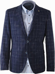 Carter & Davis Lange mouw  - 2628-2427 Marine (Maat: 48)