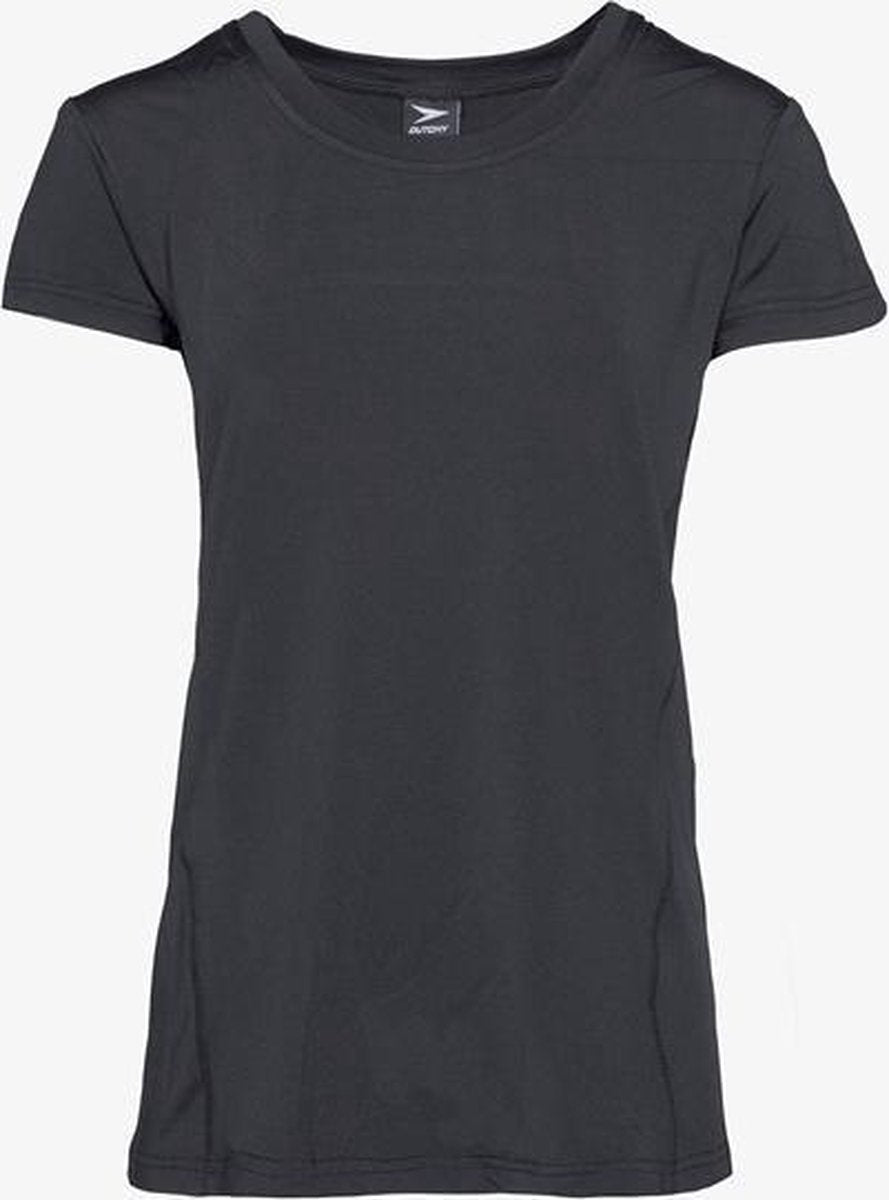 Dutchy dames sport t-shirt - Zwart - Maat XL