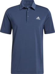 Heren Solid Polo Blauw