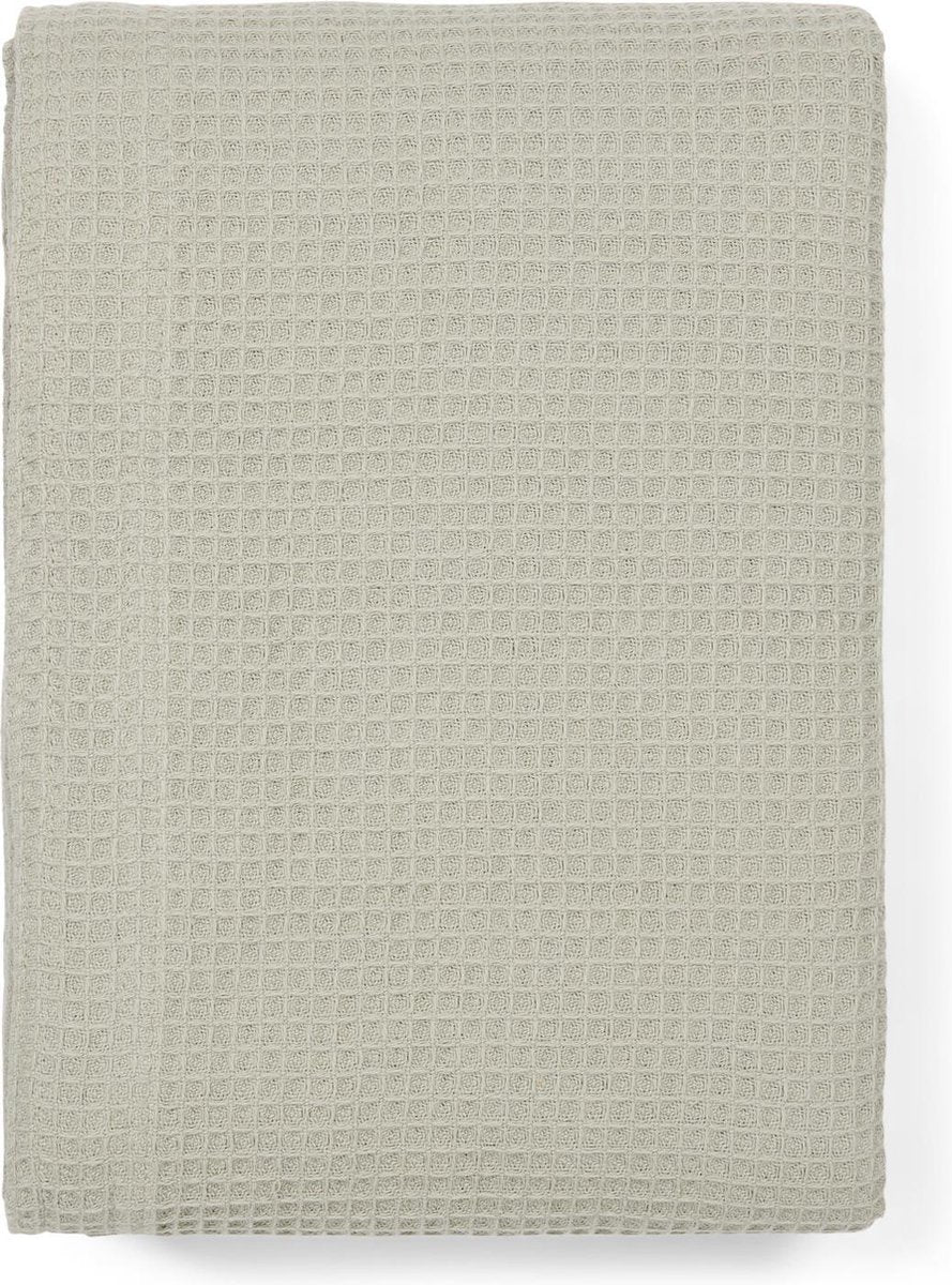 Damminga - Wiegdeken – Baby dekentje - Wafel - Katoenen - 75x100cm - Grijs
