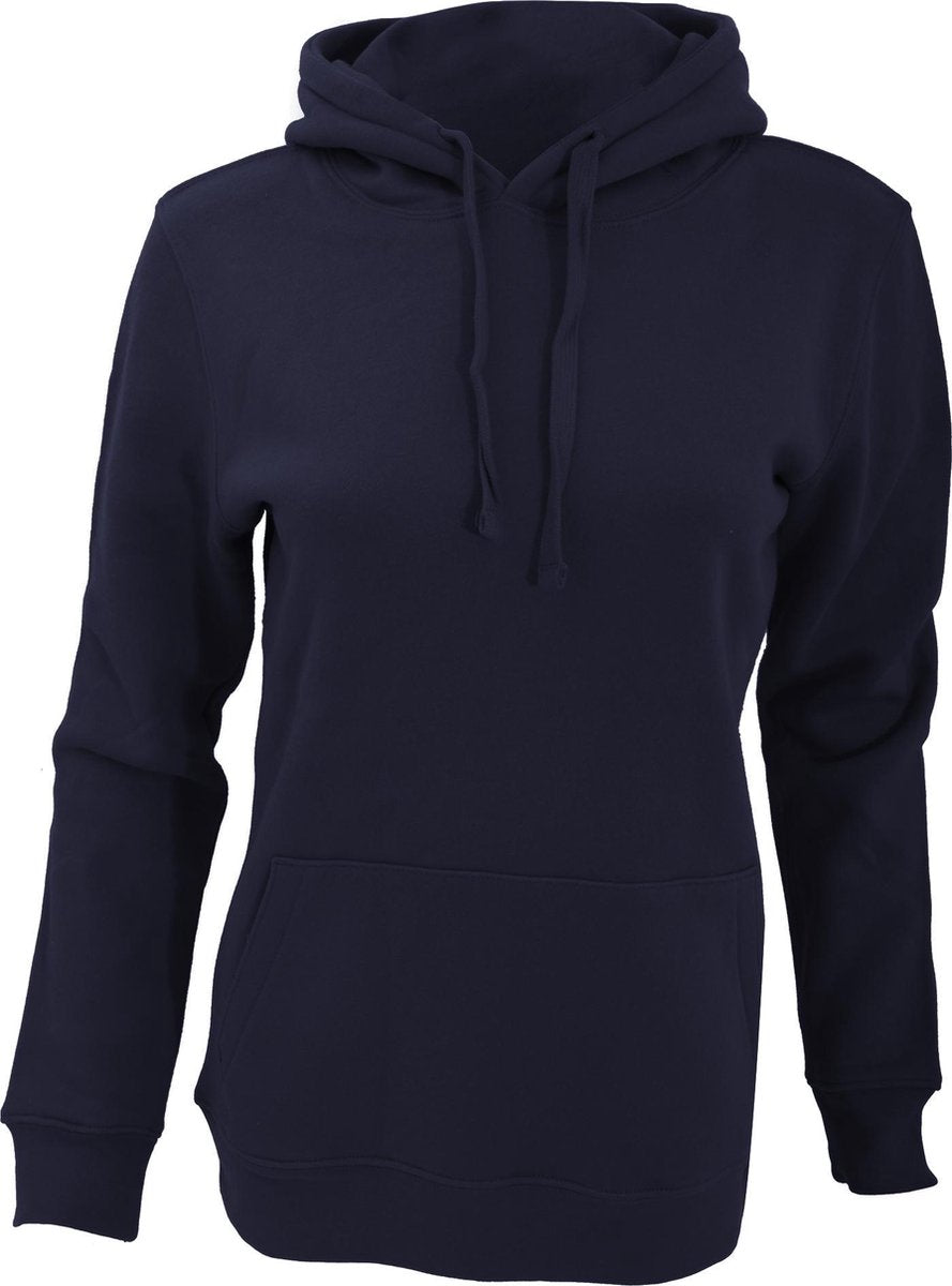Russell Dames Premium Authentieke Hoodie (3-Lagen Stof) (Franse marine)