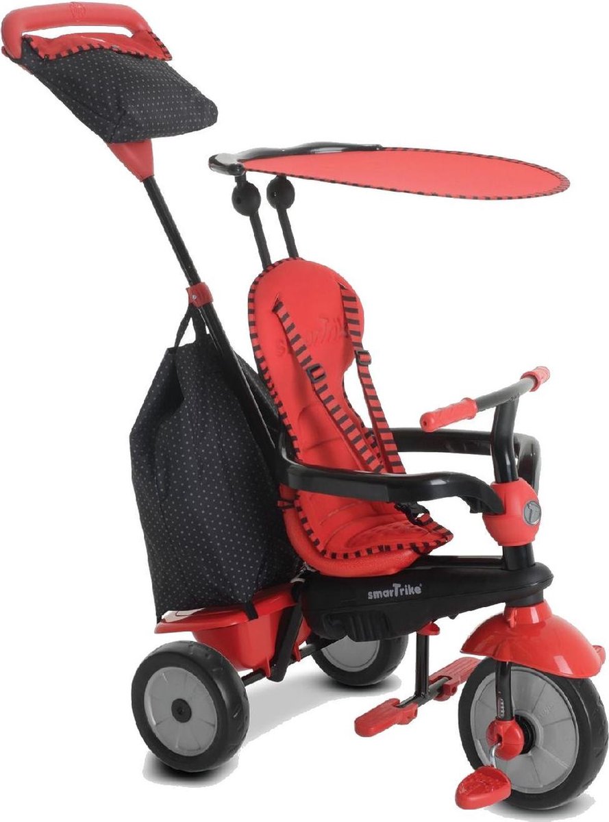 Smartrike GLOW 4 in 1 Driewieler Rood/Zwart