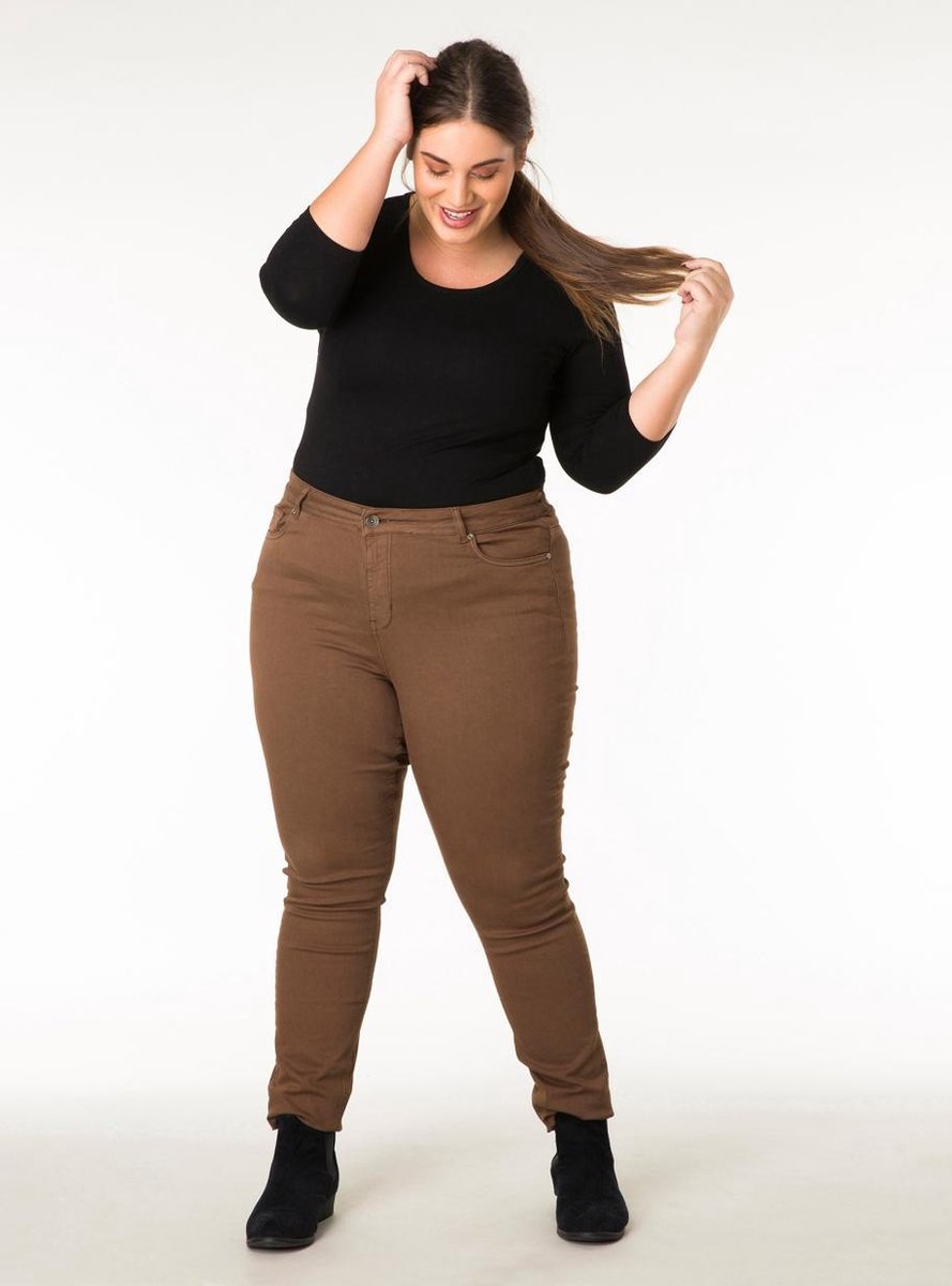YESTA Mella Broek - Coffee - maat 4(54/56)