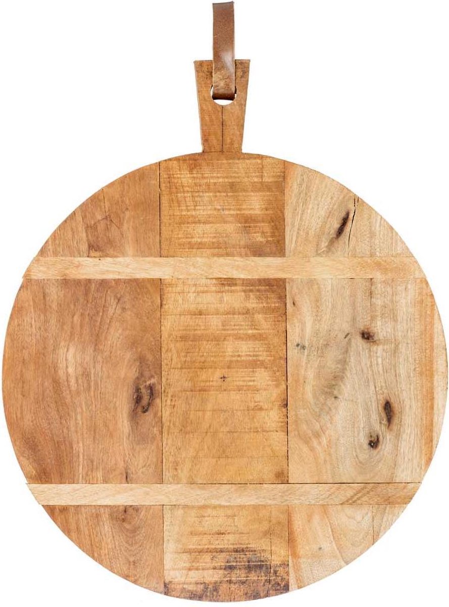 Riverdale - Plateau Leila rond naturel 61cm - Bruin