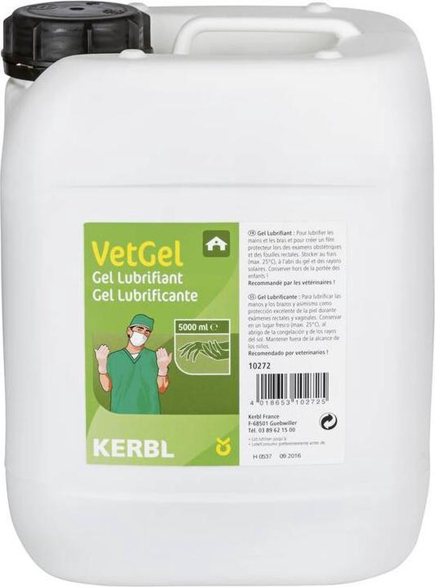 Kerbl Glibberig slijm Vet Gel 5 ltr.
