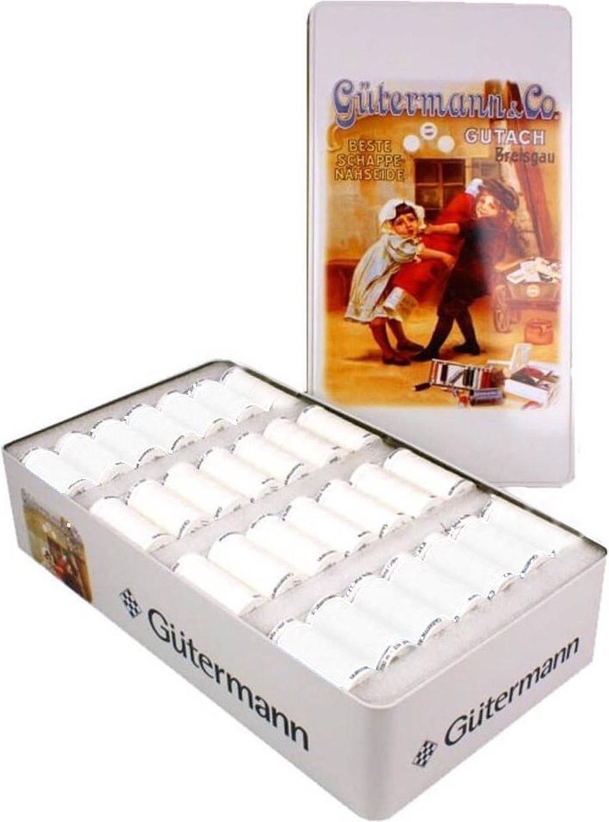 Gütermann Naaigaren Box - 250m - 80x Wit