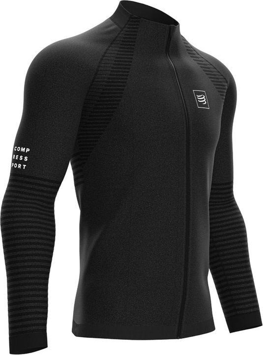 Seamless Zip Sweatshirt - Zwart