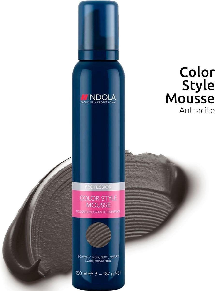 Indola - Color Style Mousse - Anthracite - 200 ml