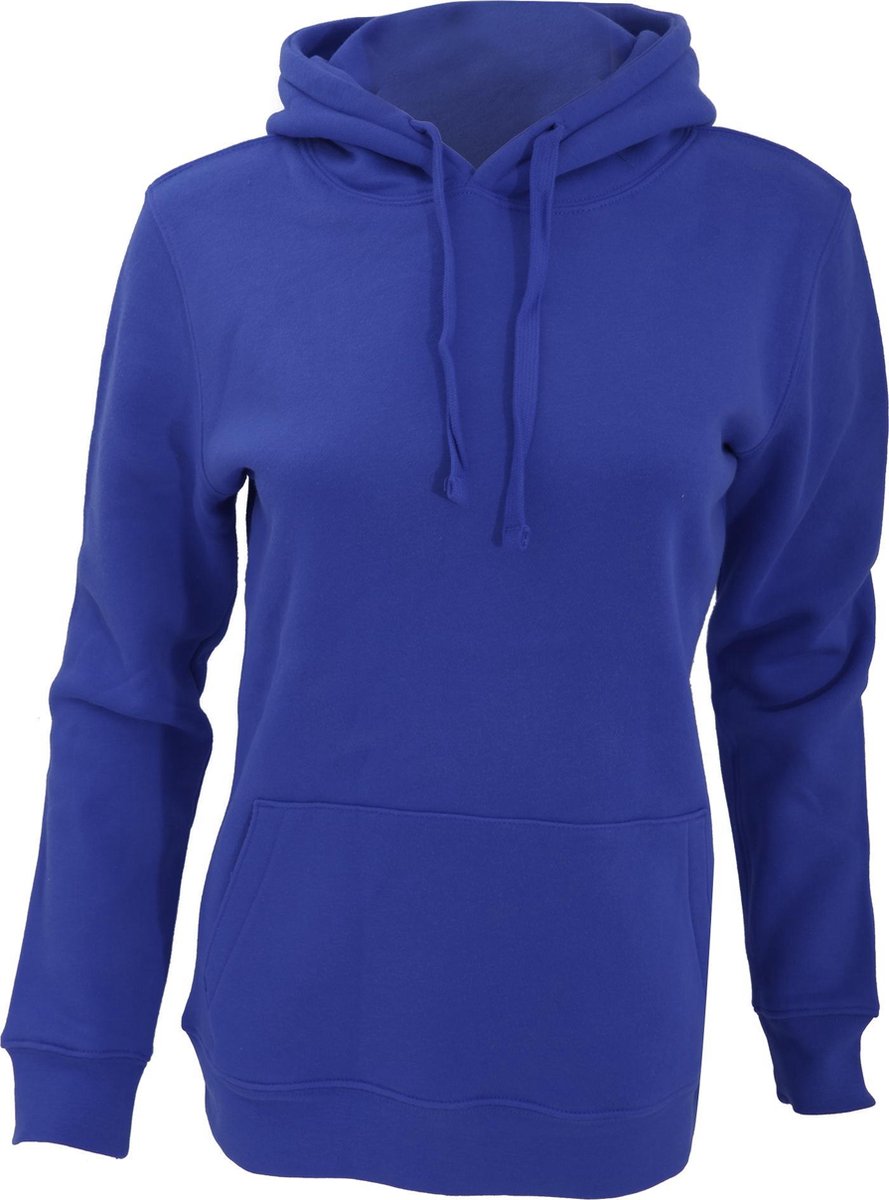 Russell Dames Premium Authentieke Hoodie (3-Lagen Stof) (Helder Koninklijk)