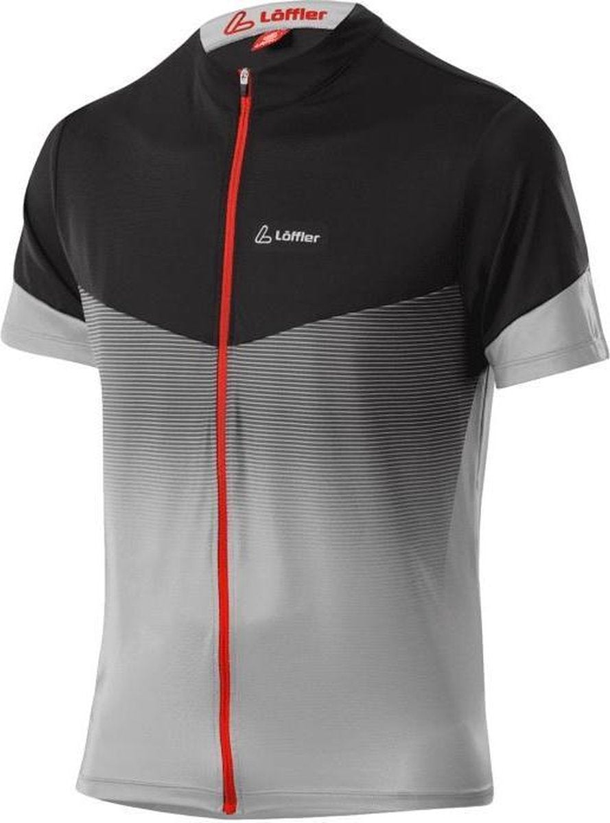Löffler Sporttop Fz Stream Heren Polyester Zwart/grijs Maat 60