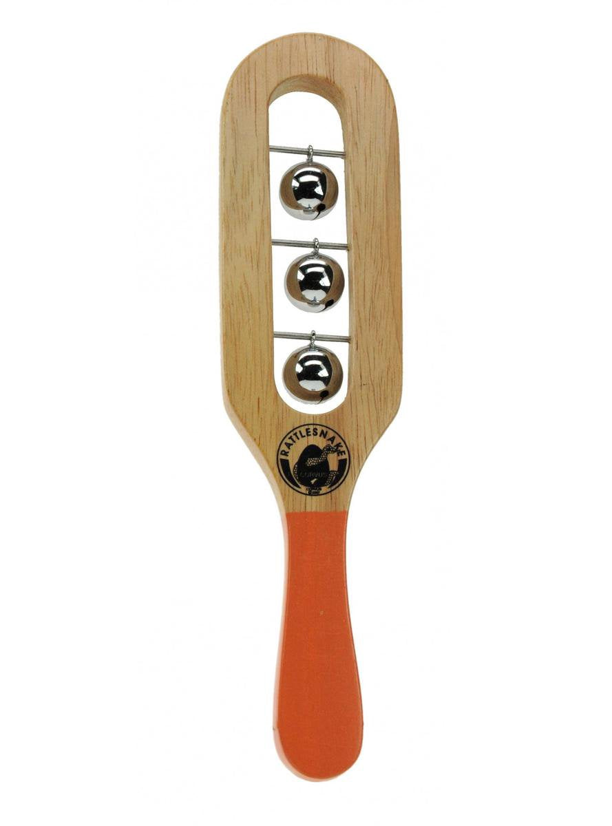 Rattlesnake Bellen Rammelaar Hout Oranje 23 Cm