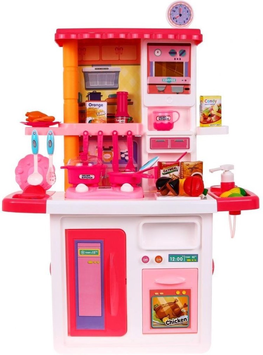 Speelgoed Keuken Accessoires - Keukentje Met Eten & Pannenset / Winkel Keukengerei