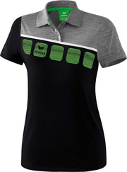 Erima 5-C Dames Polo - Polo's  - zwart - 38