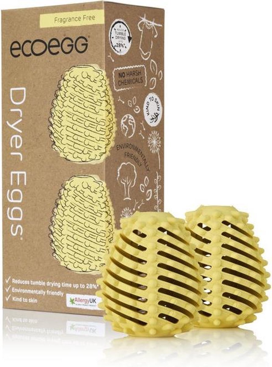 Eco-egg Dryer Egg parfum vrij 40 - Droogbeurten
