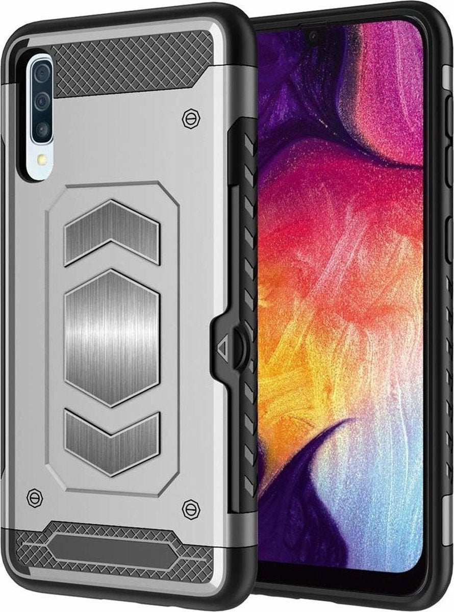 Zwart Armor Hoesje Met sleutelhanger voor Apple Airpods - van Bixb