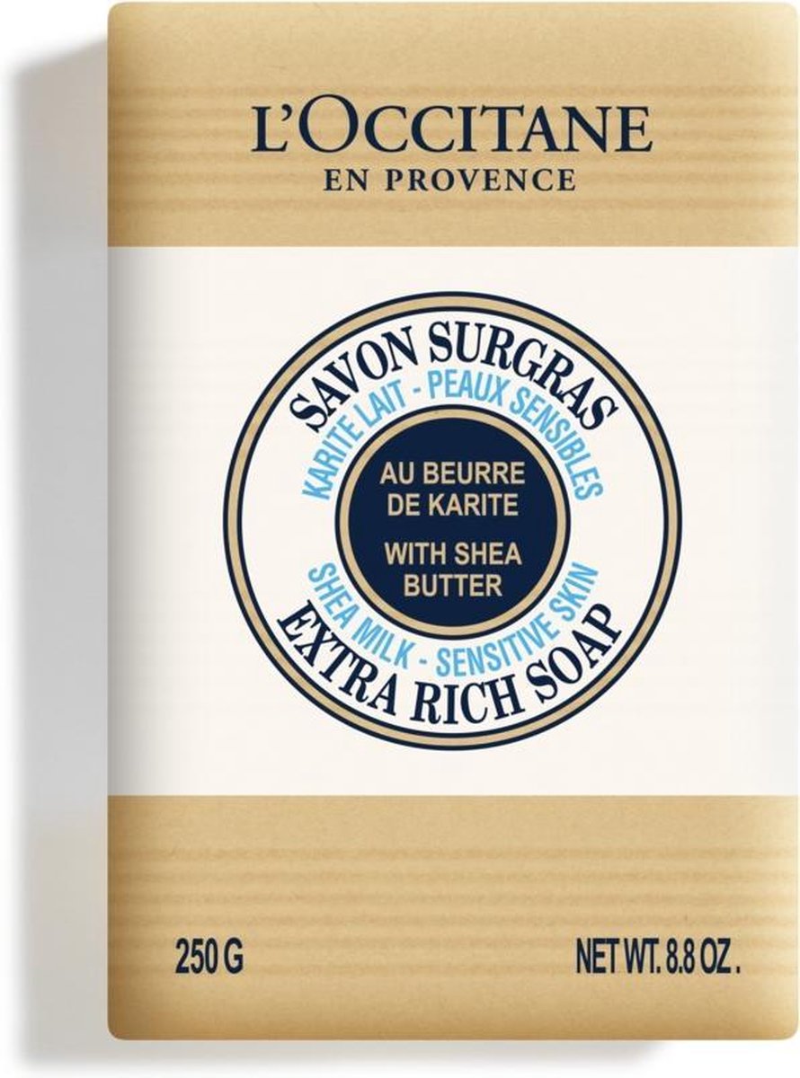 L'Occitane Shea Milk Sensitive Skin Extra Rich Soap Stuk zeep 250 g 1 stuk(s)