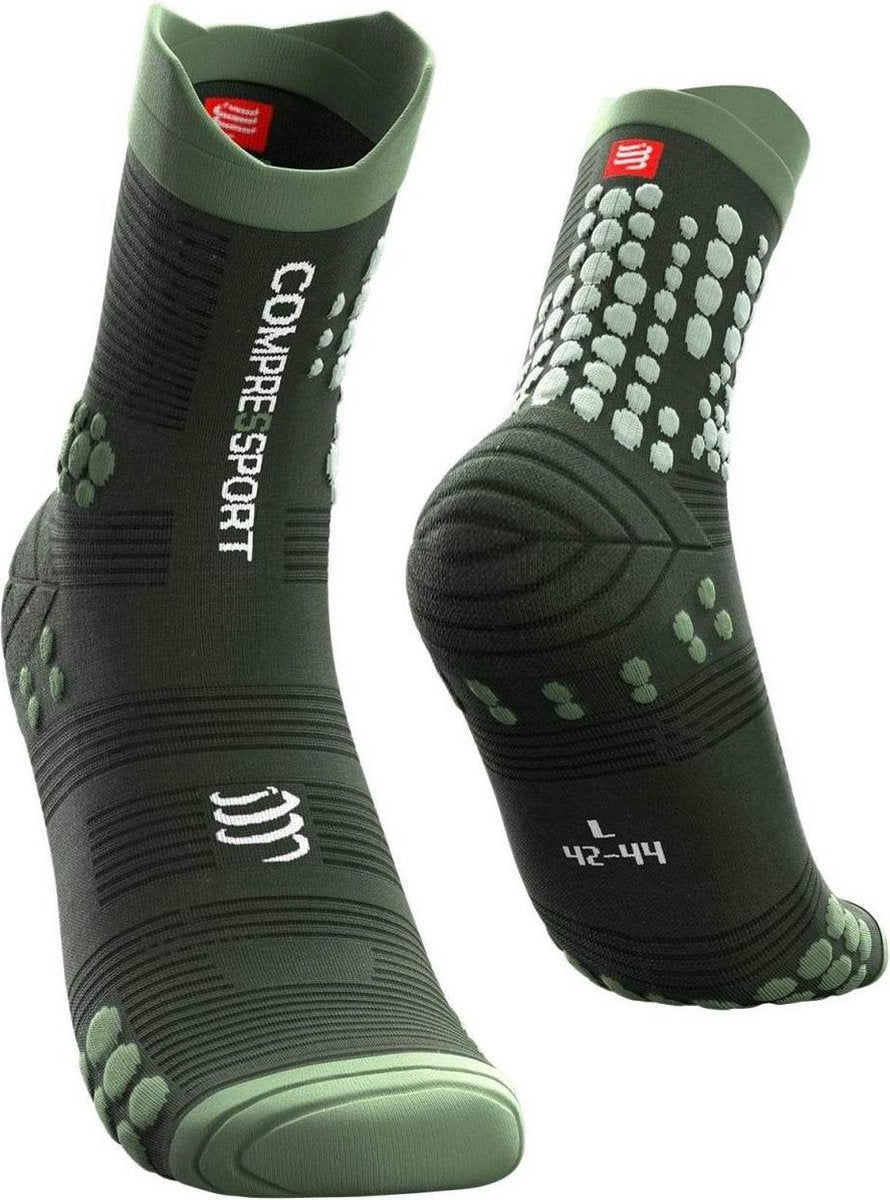Compressport Pro Racing Socks V3.0 Trail Groen - maat : 35-38
