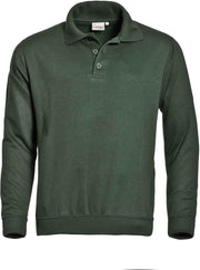 Santino Polosweatshirt Robin Donker Groen Maat Xl