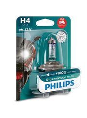 Philips X-tremeVision Moto +100% Blister - H4