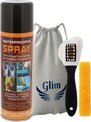 Glim® Suede Set In Katoenen Opbergzakje + Impregneerspray Waterproof
