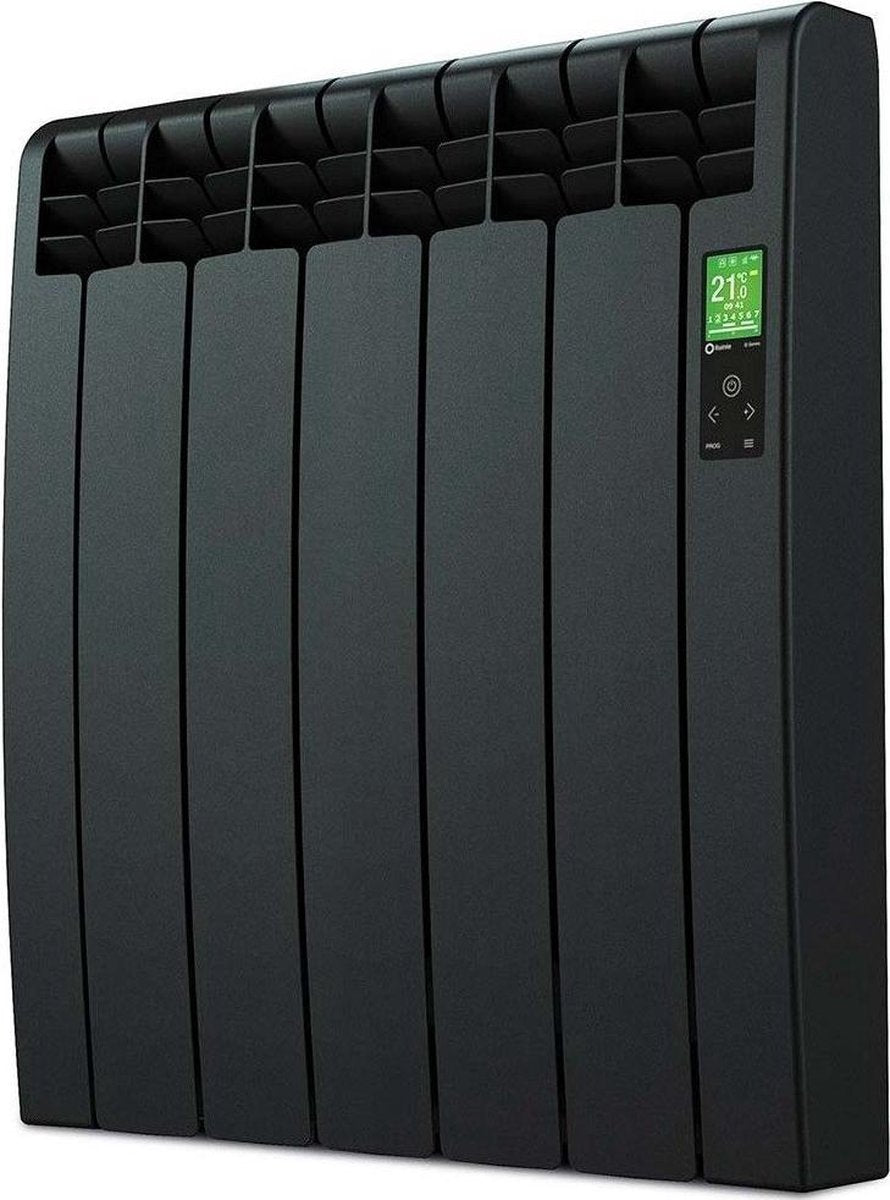 Elektrische Radiator Wifi Grafiet - Smartcontrol via app - Energiebesparende functies - Laag verbruik - Realtime consumptie - 5 elementen - 550 W - Zuinigste Radiator
