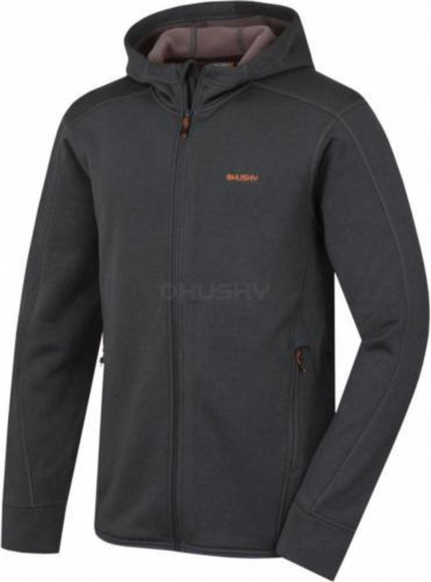 Husky sweatshirt Adera M met intrekbare capuchon en rits - Grijs - L