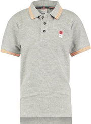 Vingino Poloshirt Jongens Katoen Grijs Maat 110