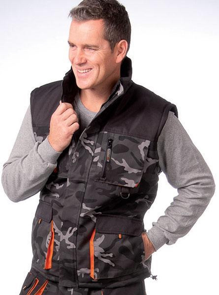 Werkvest camouflage maat XXXL