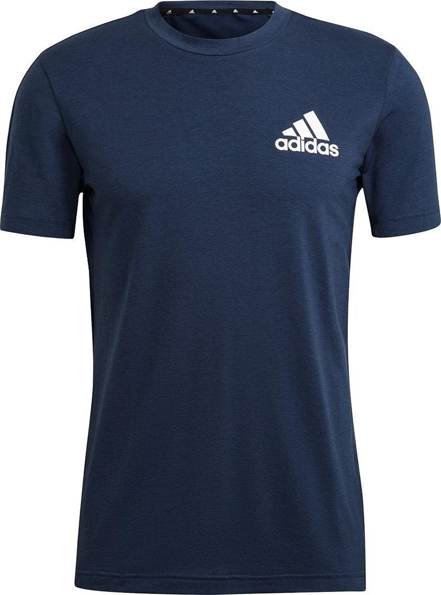 adidas - Motion Tee - Blauw - Heren - maat  M