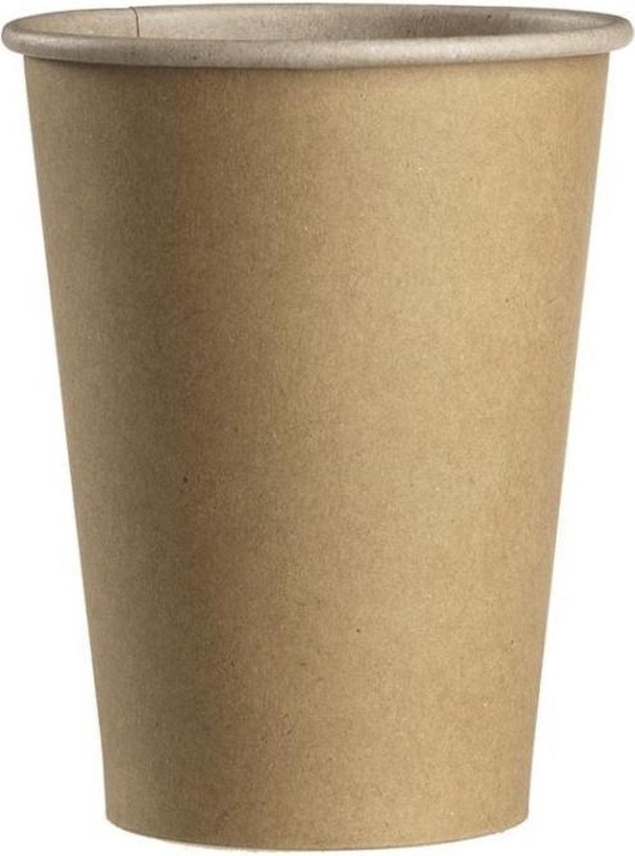 Kartonnen Kraft Koffiebekers Coffee to Go 300cc/12oz - 1.000 st/ds.