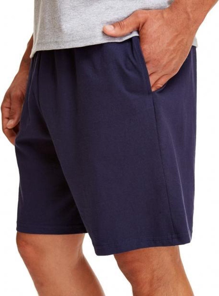 Soffe Classic Cotton Pocket Short Korte Broek Met Steekzakken - Navy Blauw - Large