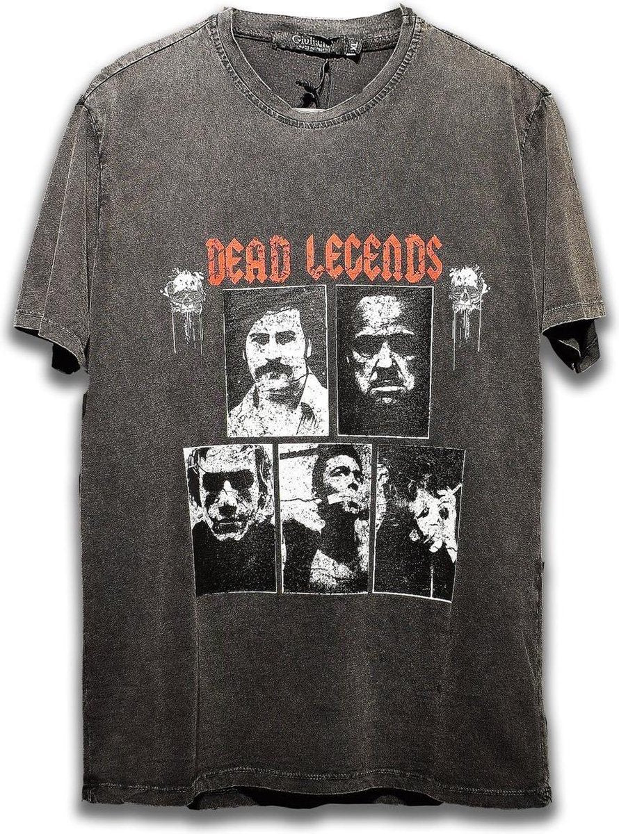 "DEAD LEGEND" TEE XL grijs