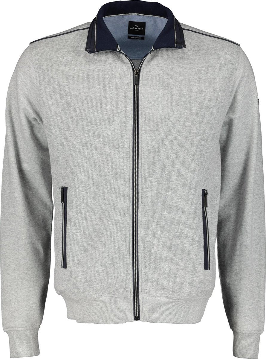 Jac Hensen Vest - Modern Fit - Grijs - 5XL Grote Maten