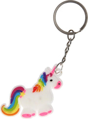 12 stuks sleutelhangers unicorn - eenhoorn