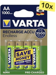 Varta Oplaadbare AA batterij 1000 mAh - 40 stuks